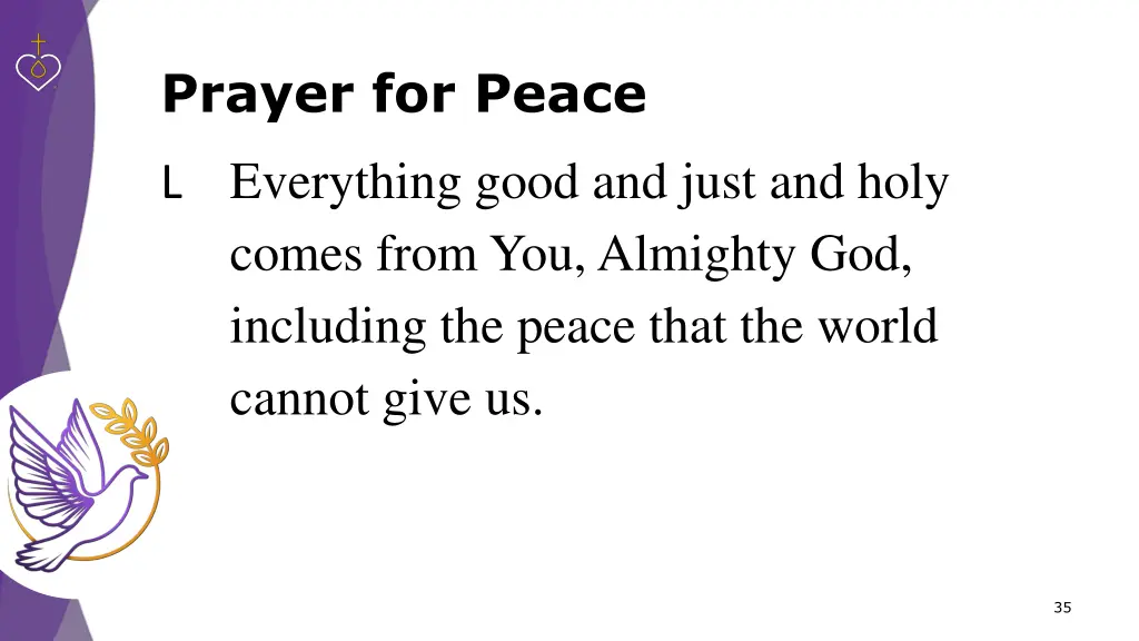 prayer for peace