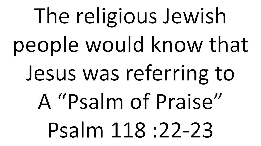 the religious jewish people would know that jesus 1