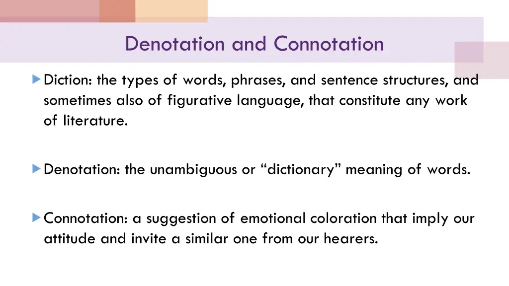 denotation and connotation