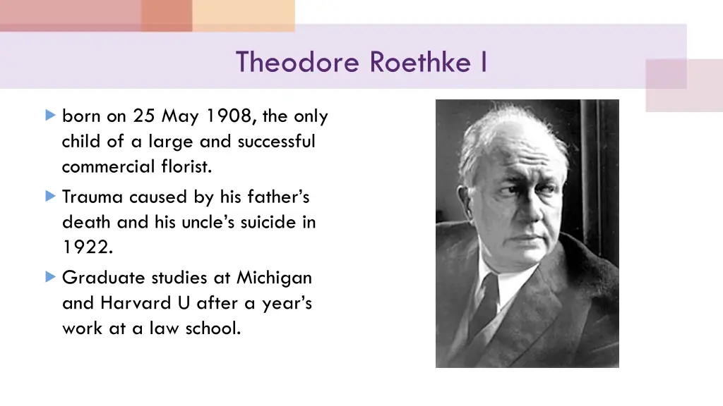 theodore roethke i