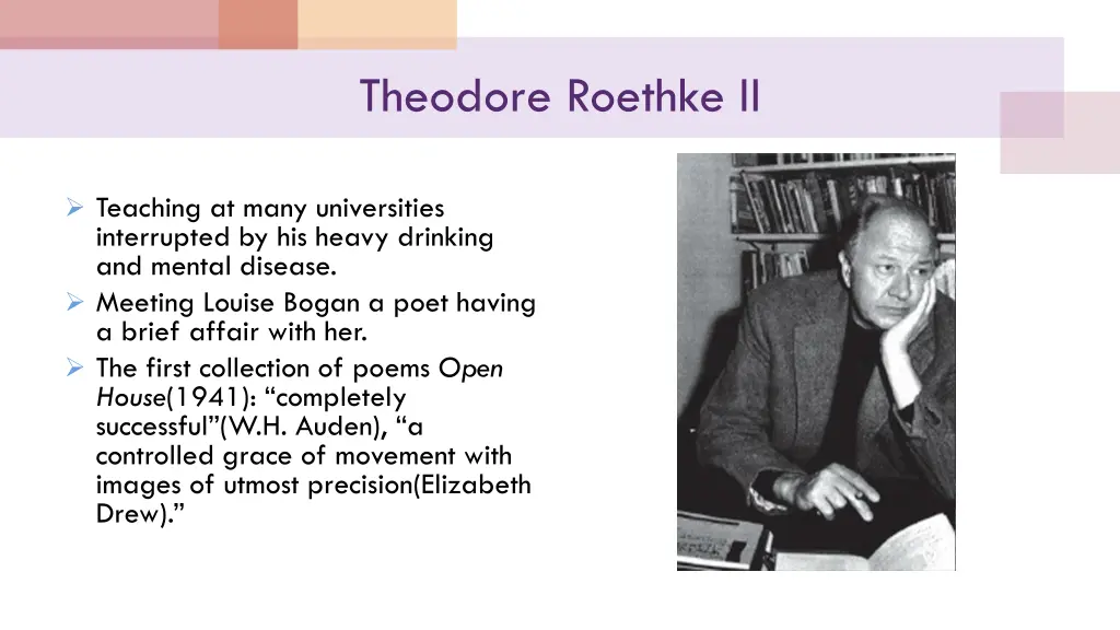 theodore roethke ii