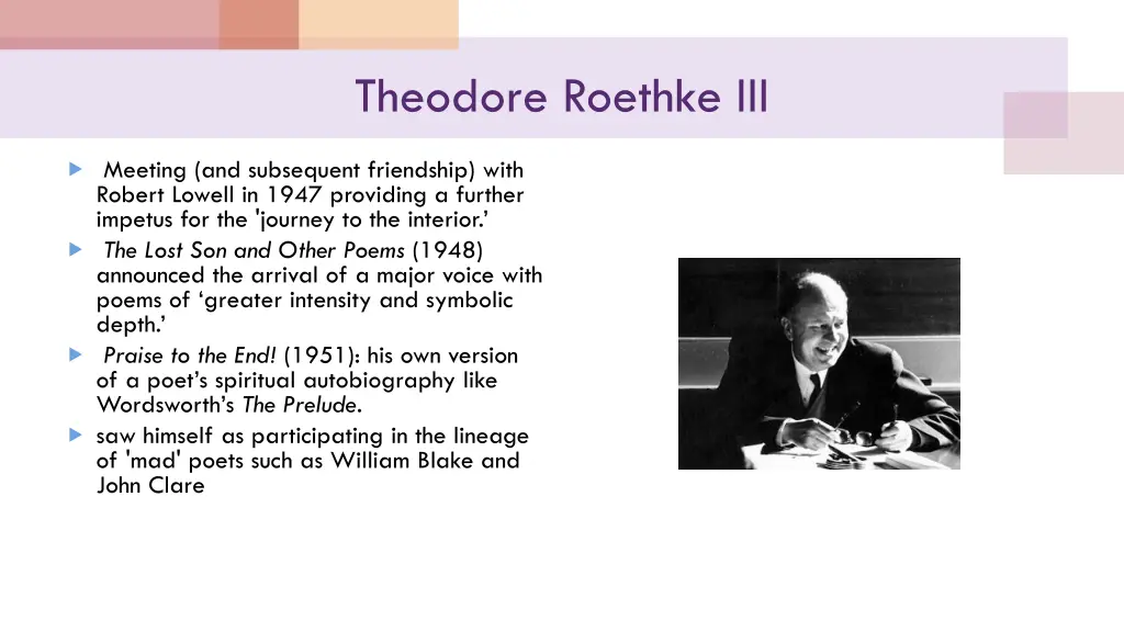 theodore roethke iii