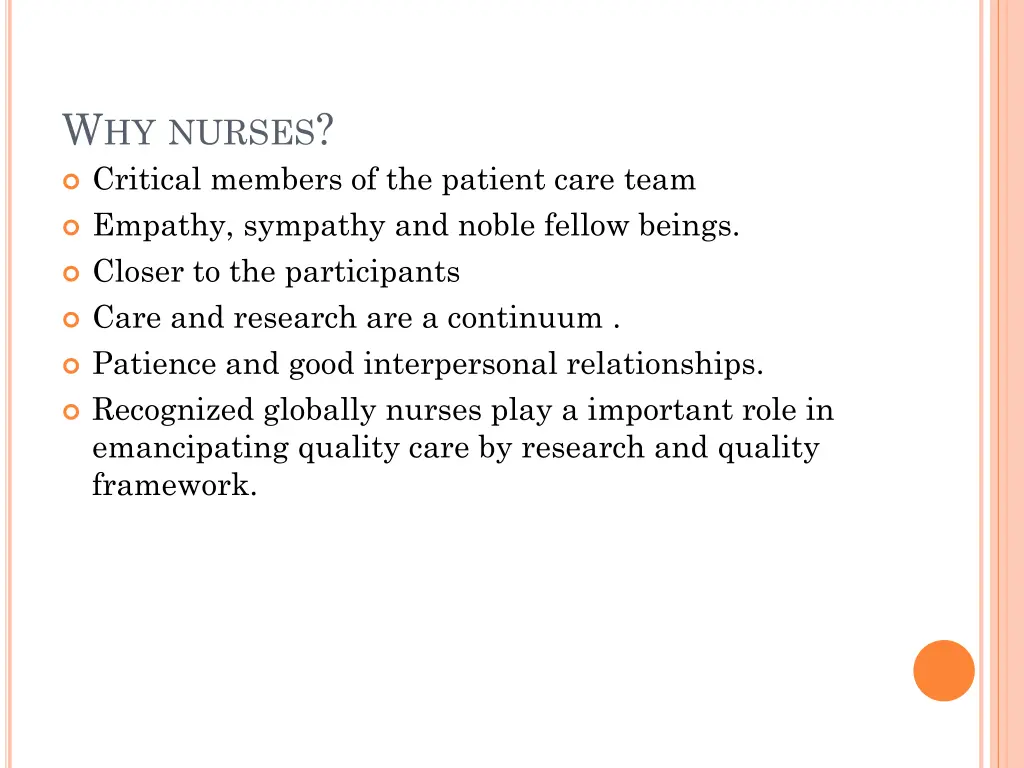 w hy nurses critical members of the patient care