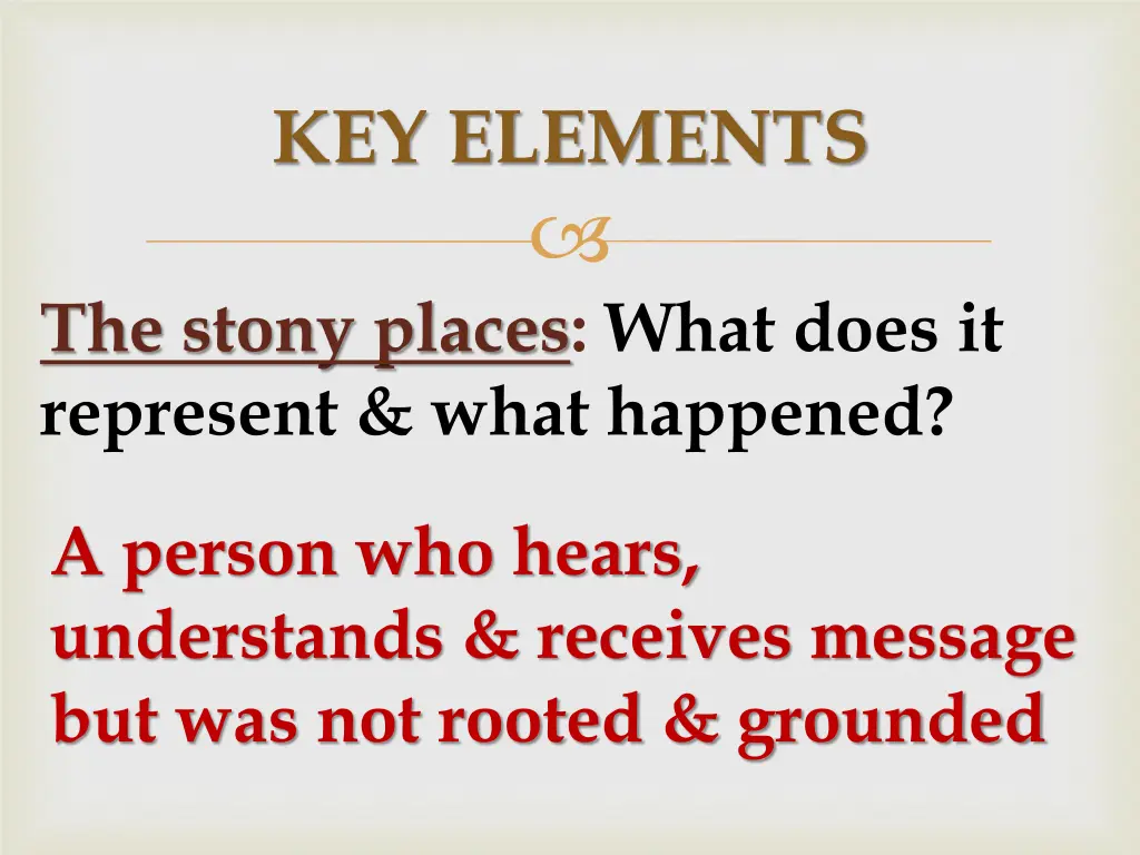 key elements 2