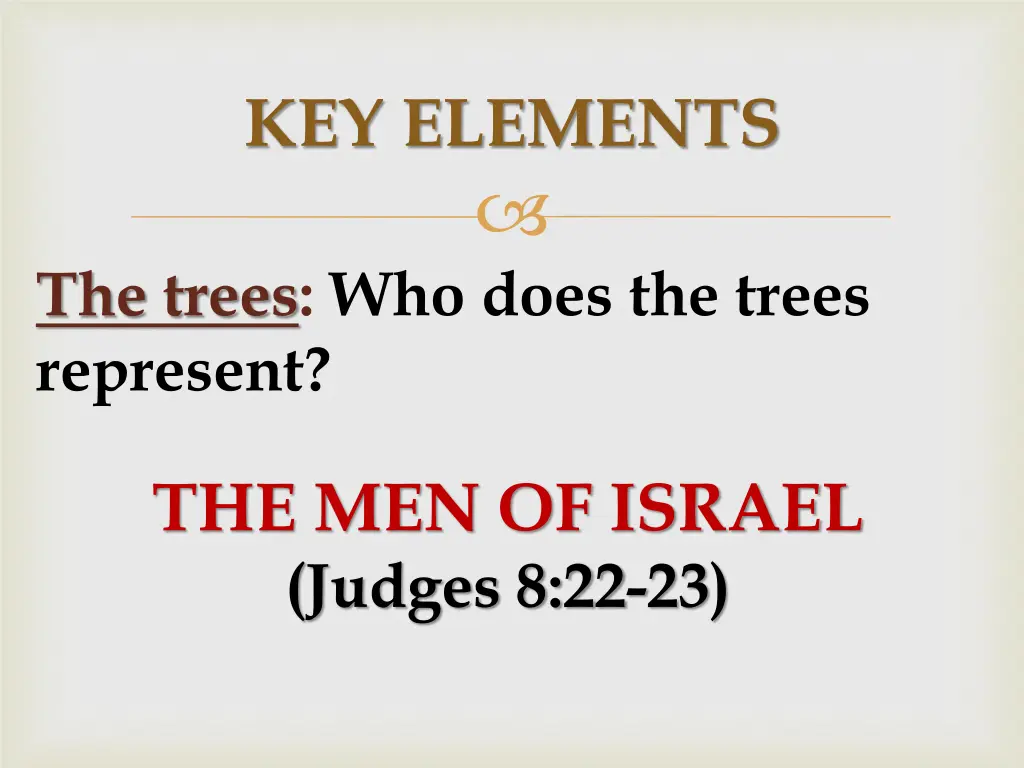 key elements 5