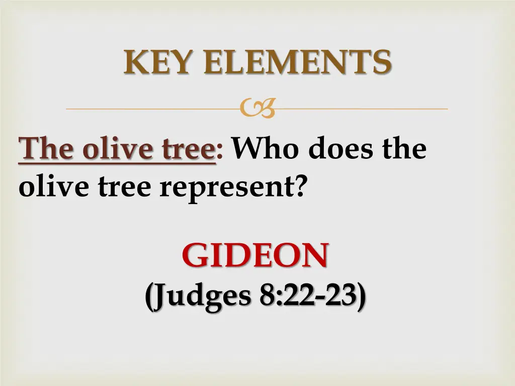 key elements 6