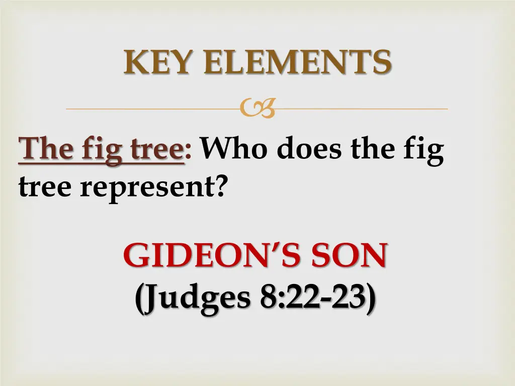 key elements 9