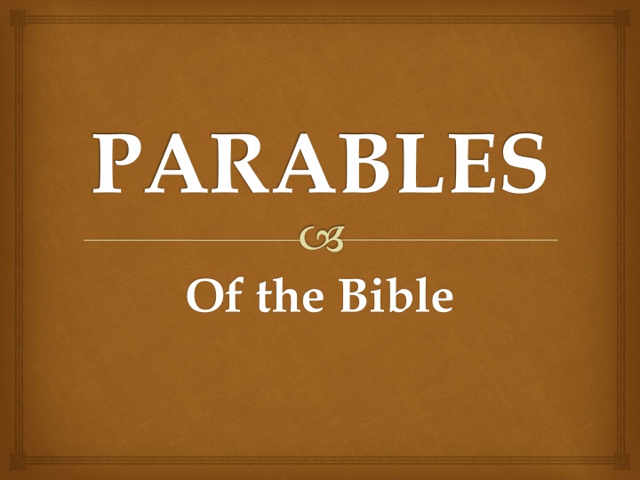 parables