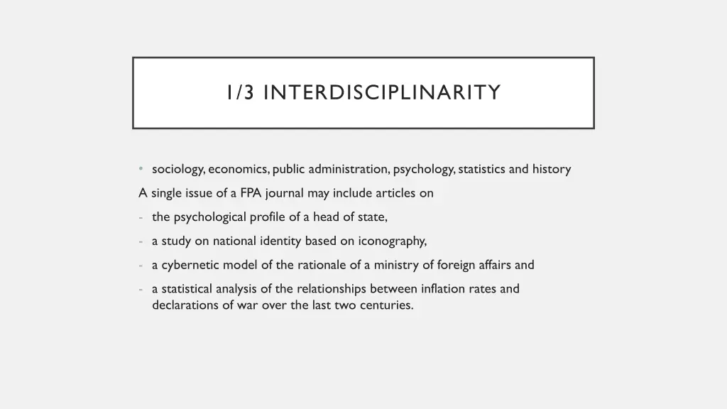 1 3 interdisciplinarity