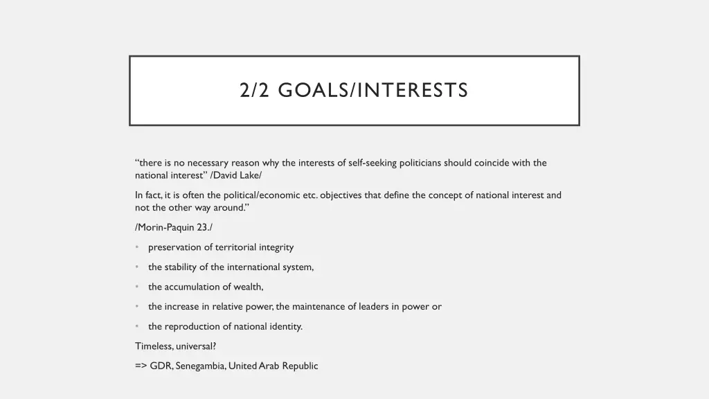 2 2 goals interests