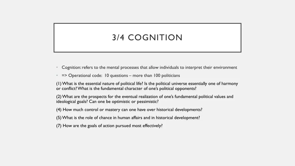 3 4 cognition