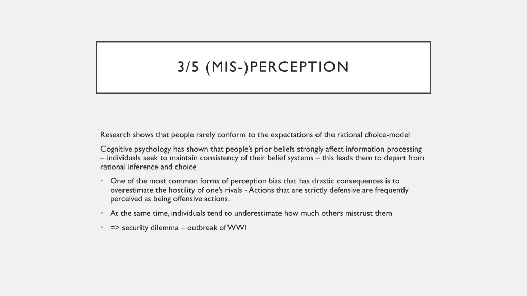 3 5 mis perception