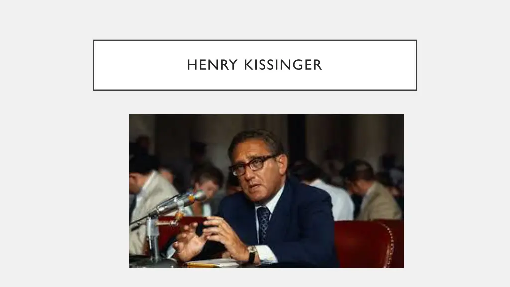 henry kissinger