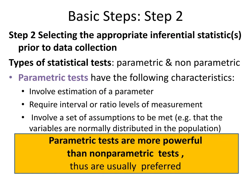 basic steps step 2