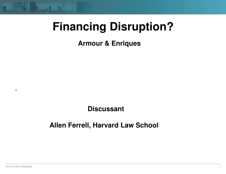 financing disruption