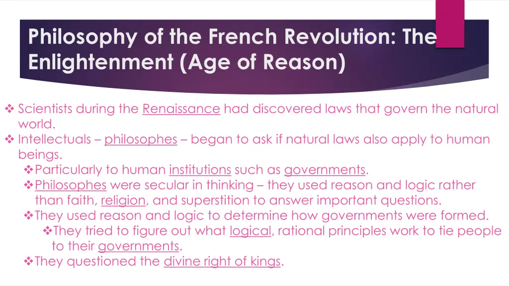 philosophy of the french revolution