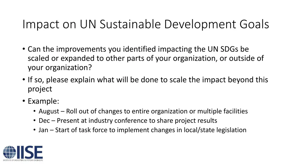 impact on un sustainable development goals 2