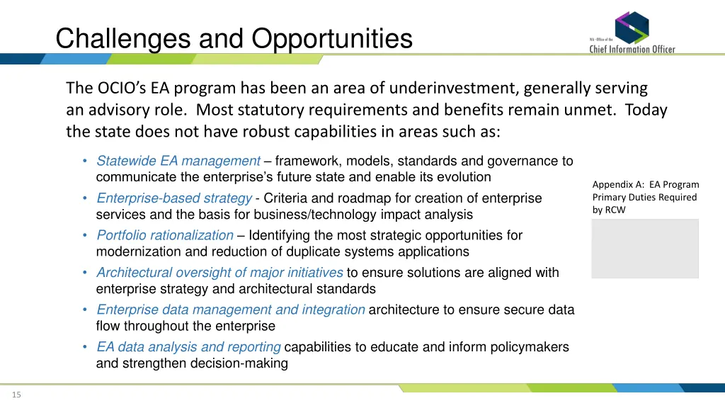 challenges and opportunities