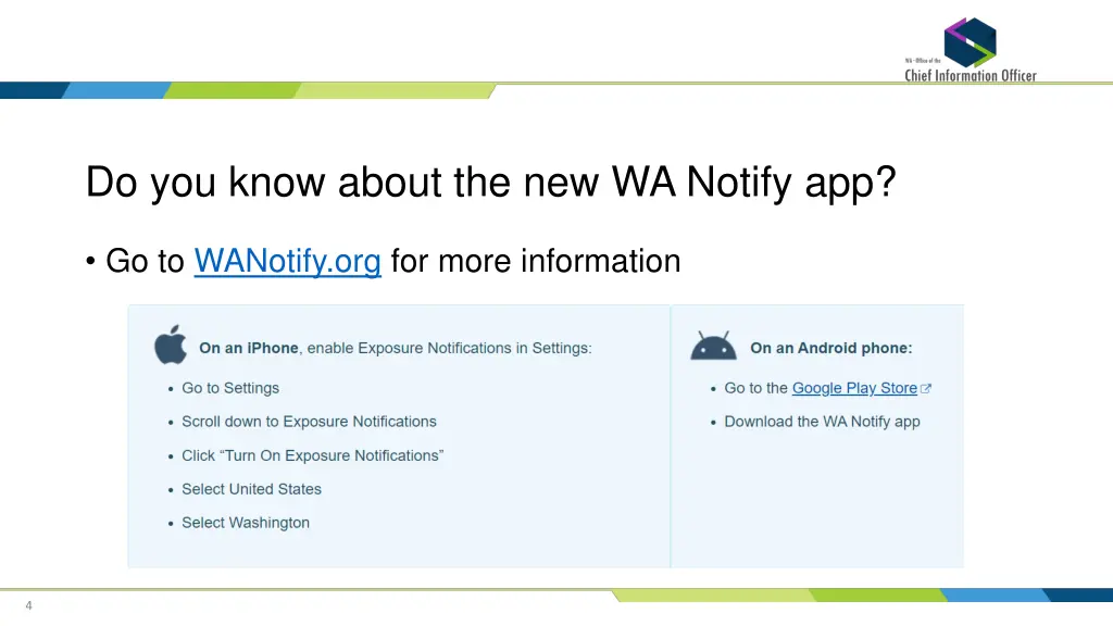 do you know about the new wa notify app