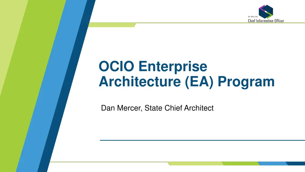 ocio enterprise architecture ea program