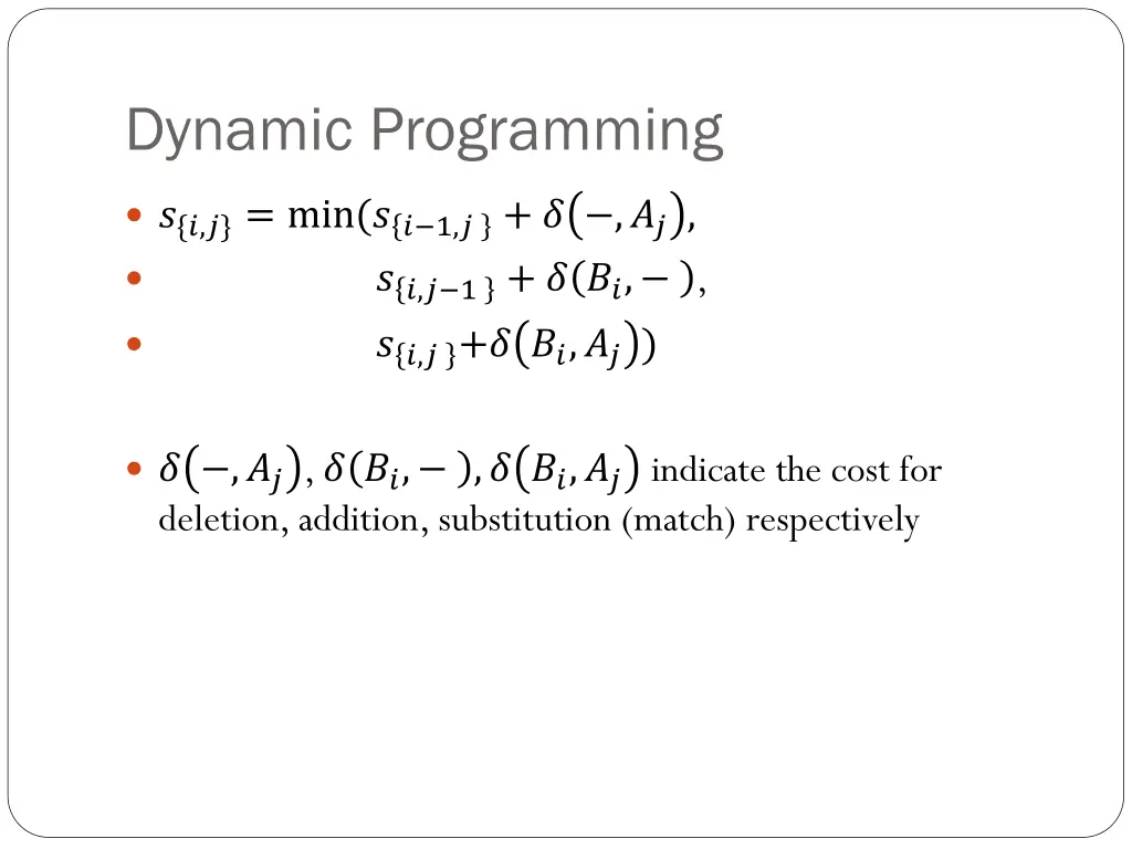 dynamic programming 1