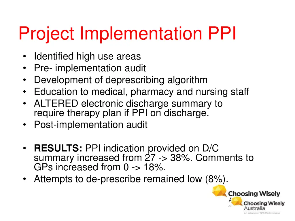 project implementation ppi