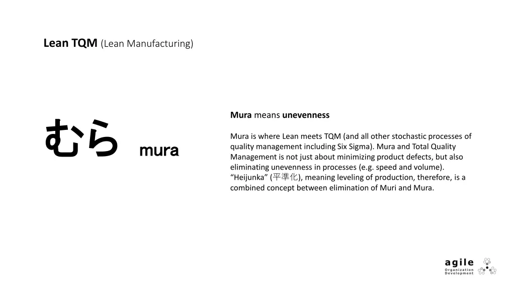 lean tqm lean manufacturing 5