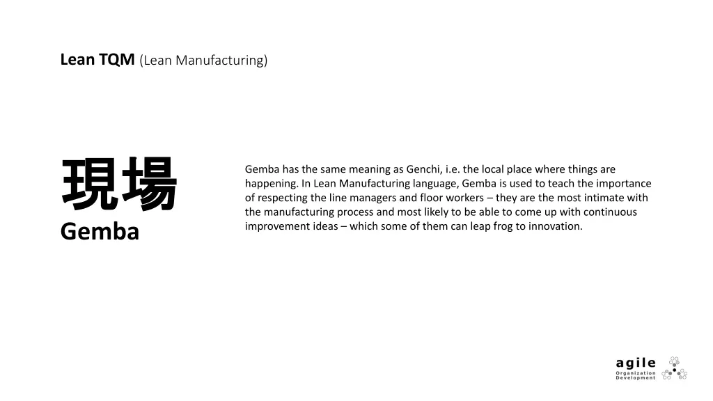 lean tqm lean manufacturing 7