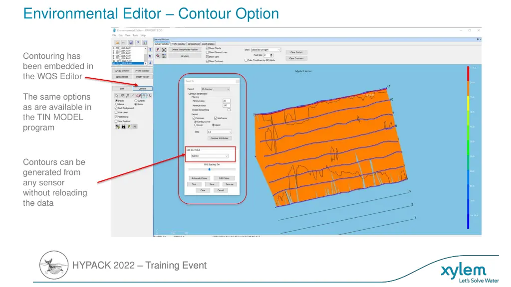 environmental editor contour option