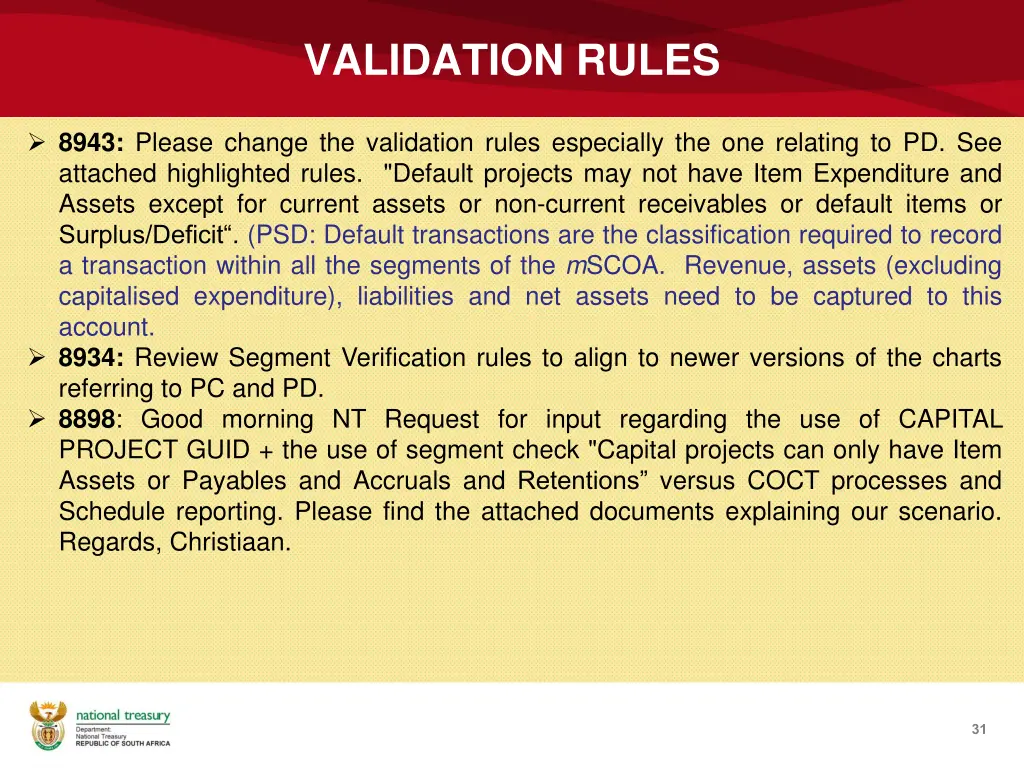 validation rules 1