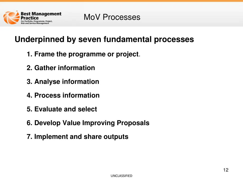 mov processes