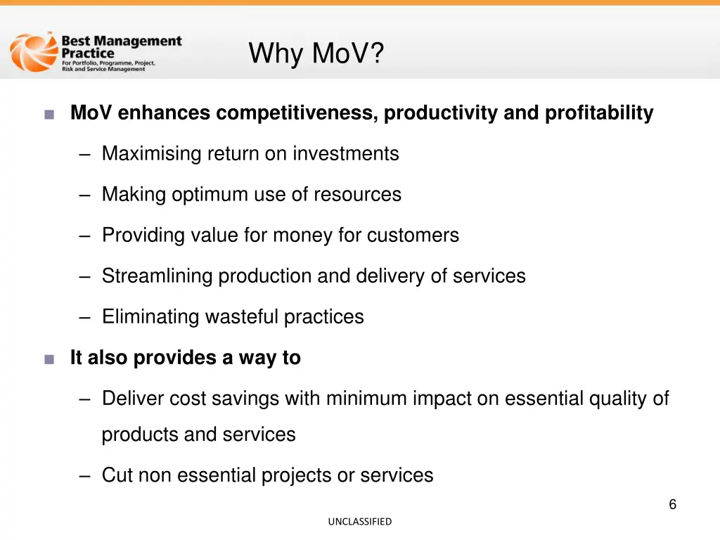 why mov