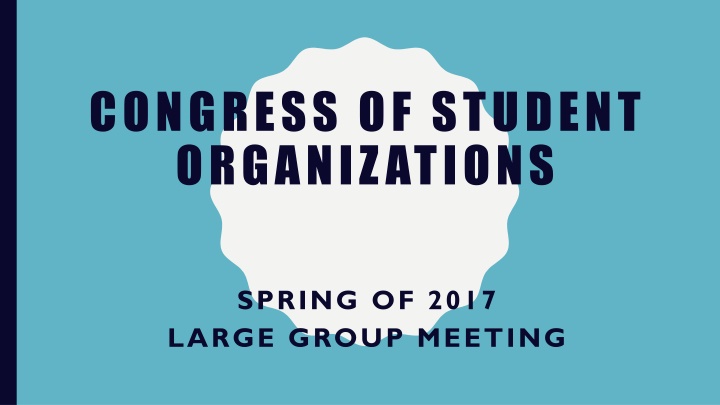 congress of student organizations