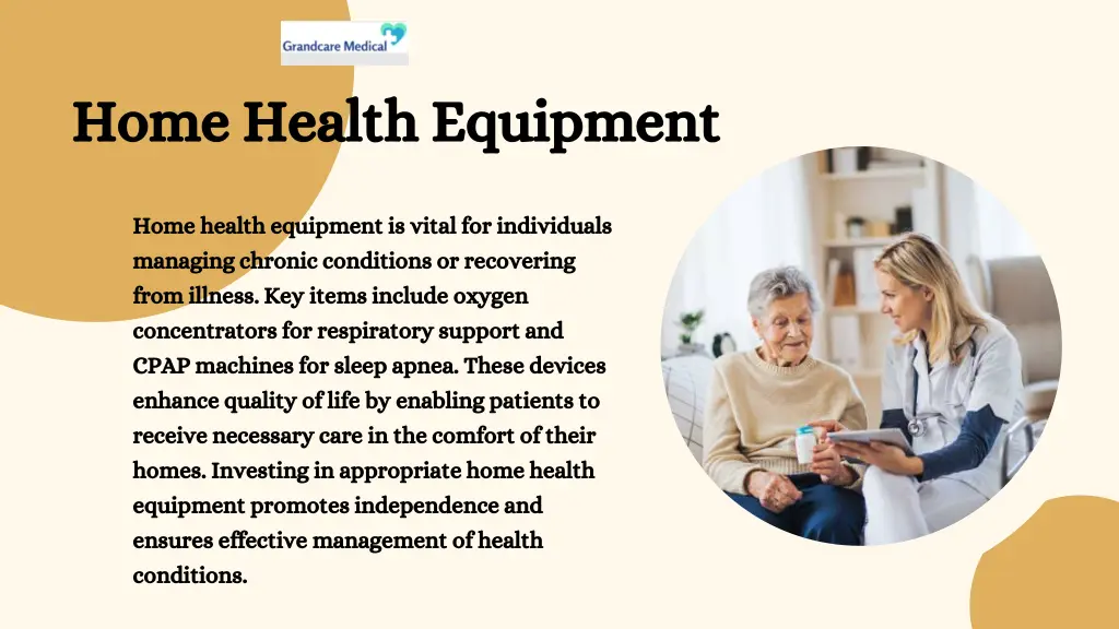 home health equipment