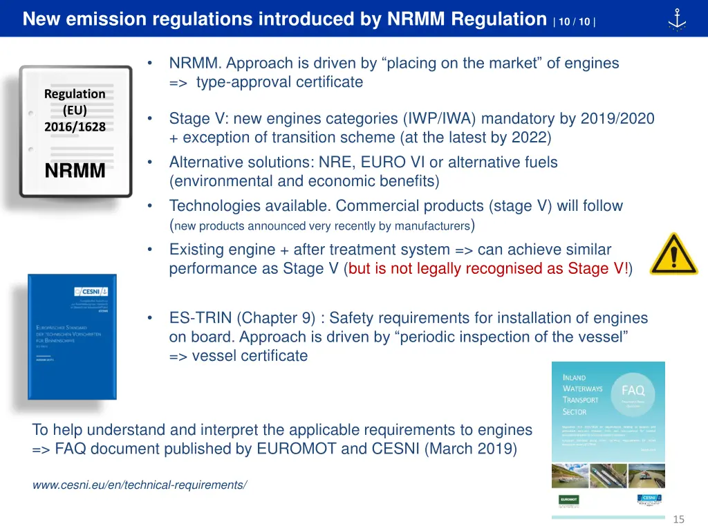 new emission regulations introduced by nrmm