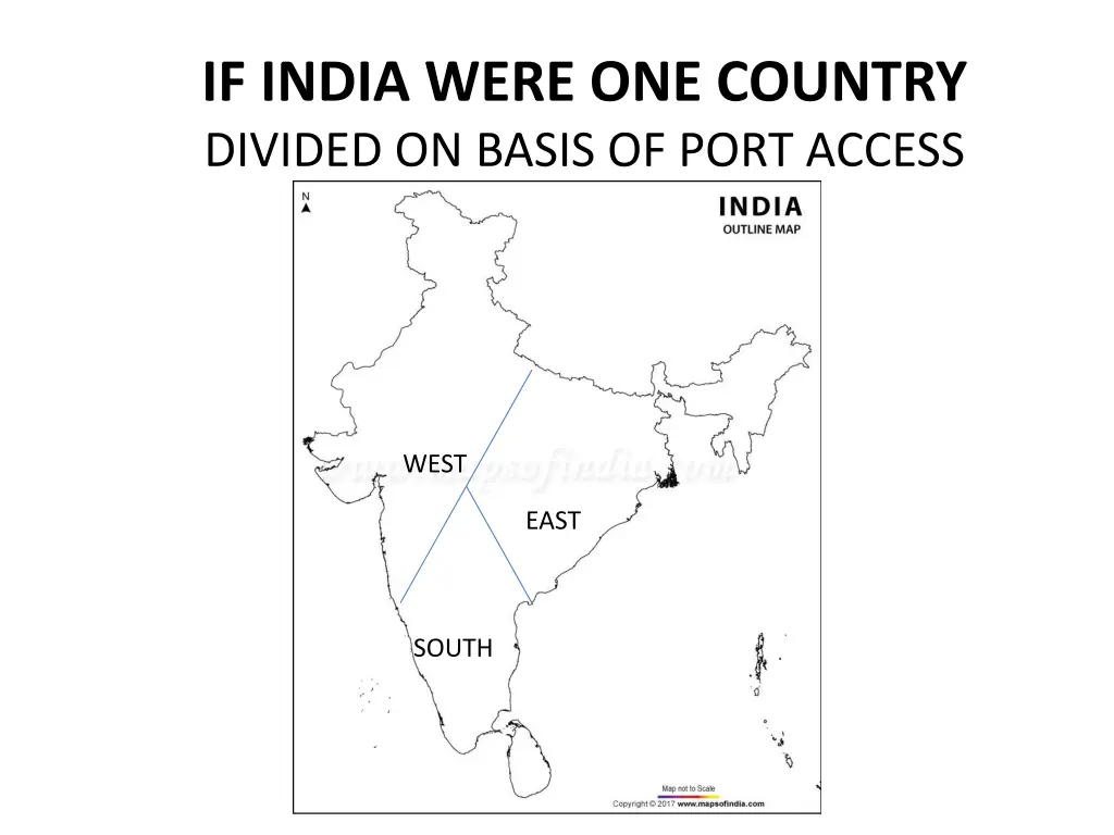 if india were one country divided on basis