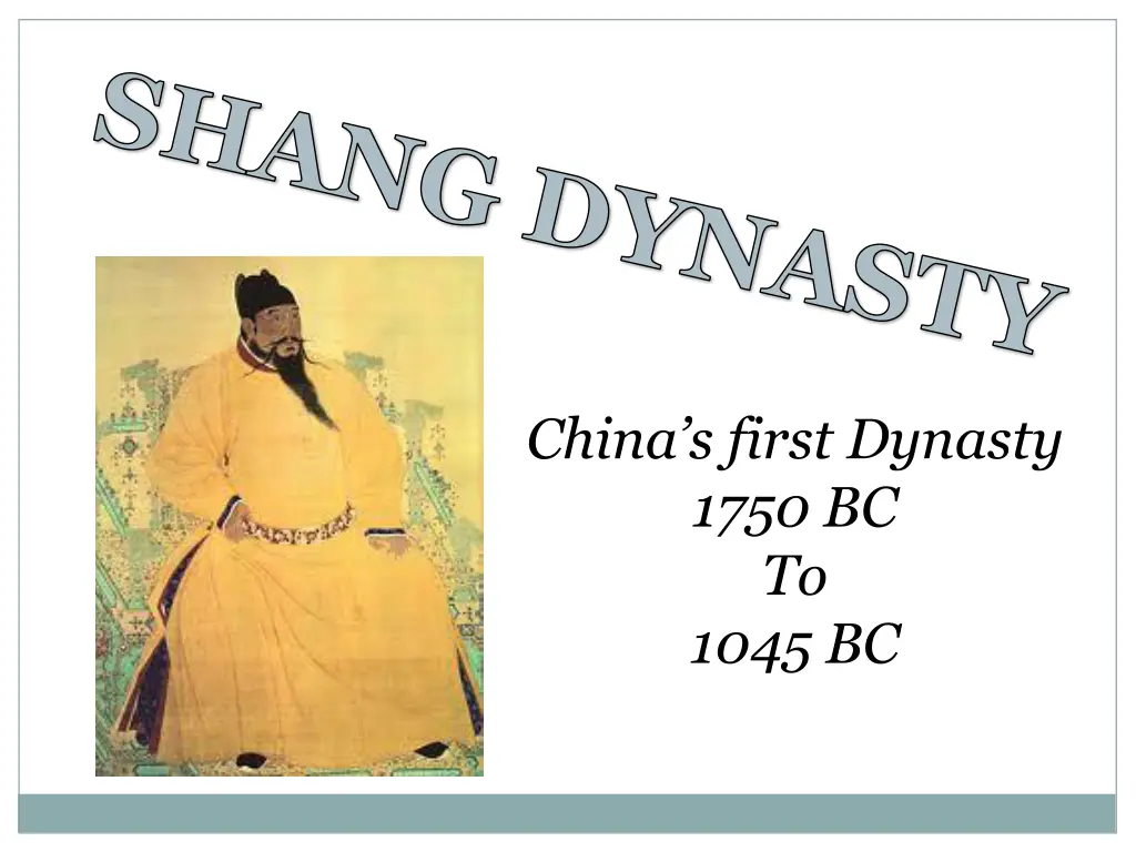 shang dynasty china s first dynasty