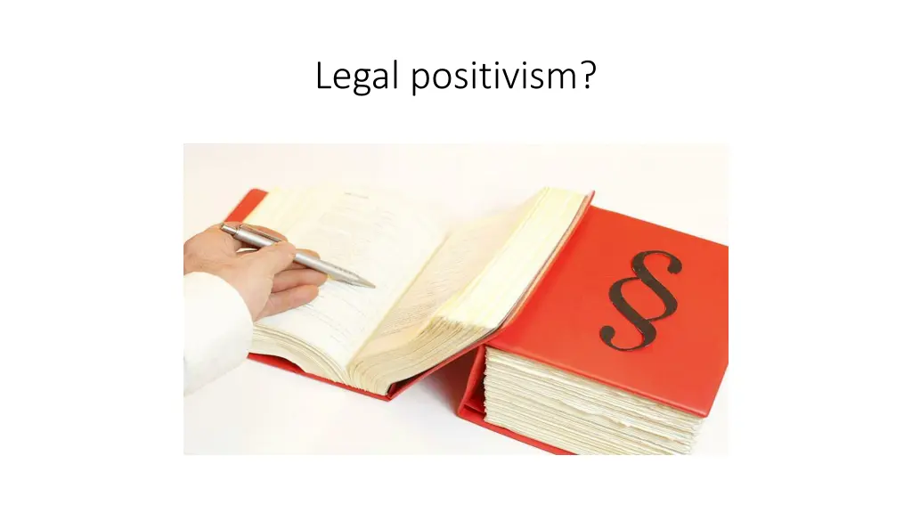 legal positivism