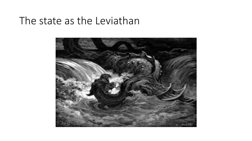 the state as the leviathan