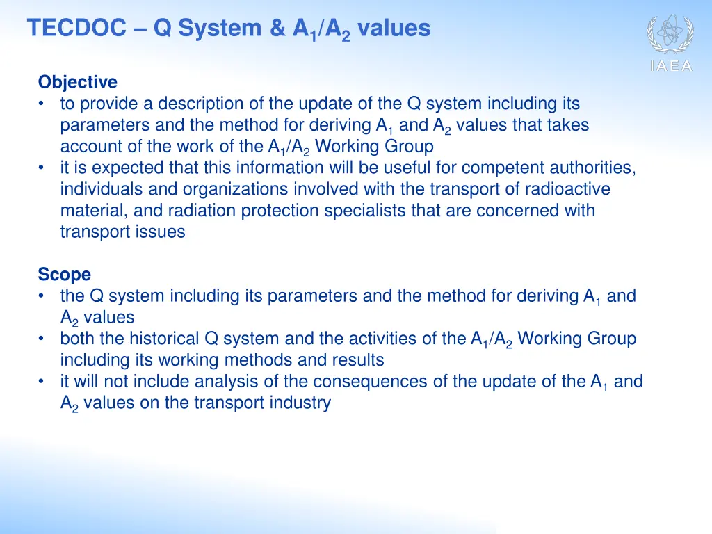 tecdoc q system a 1 a 2 values 2