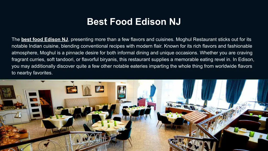 best food edison nj