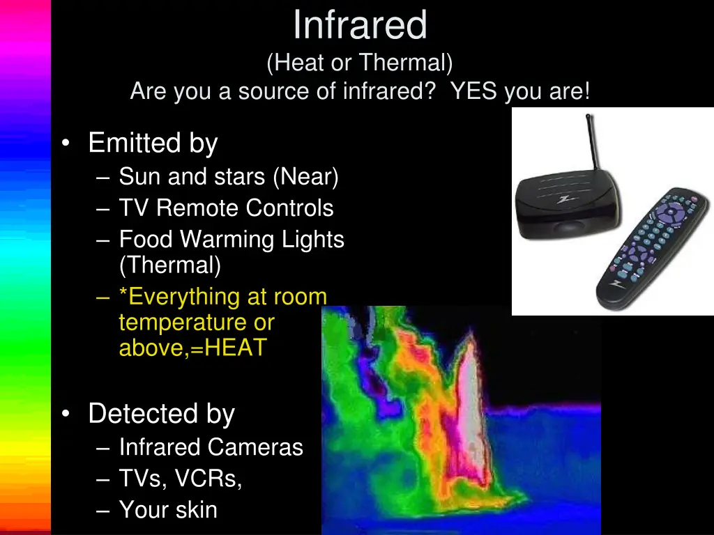 infrared heat or thermal