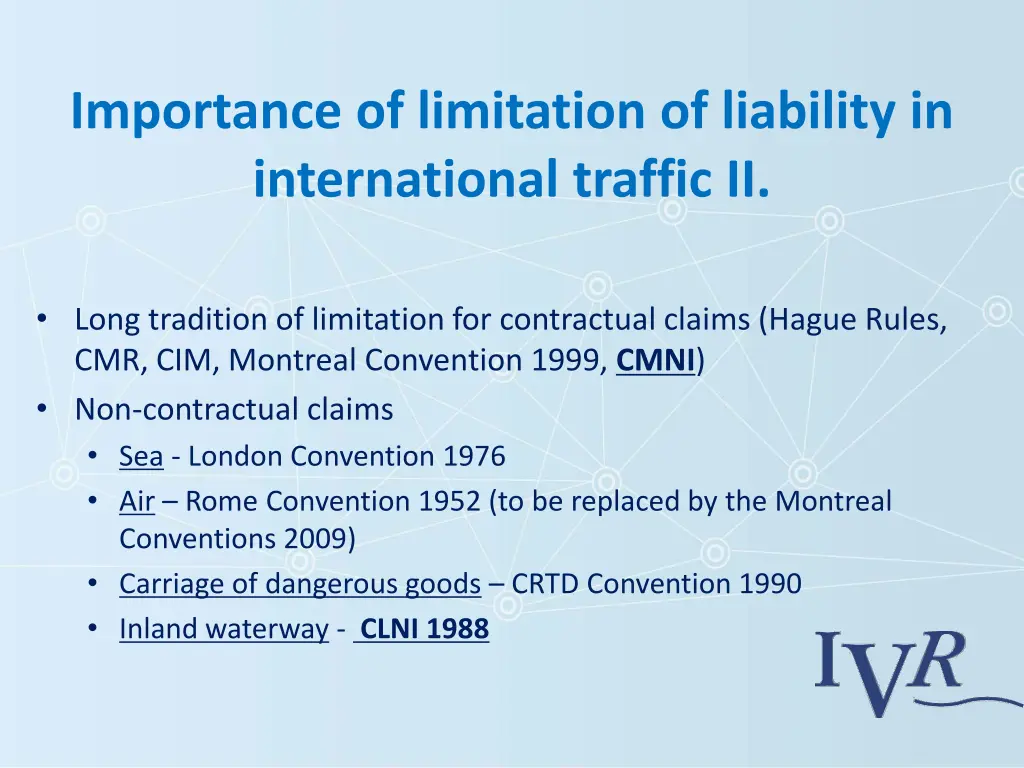 importance of limitation of liability 1