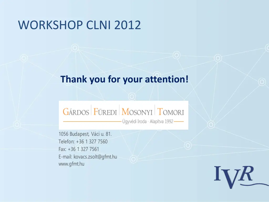 workshop clni 2012 1