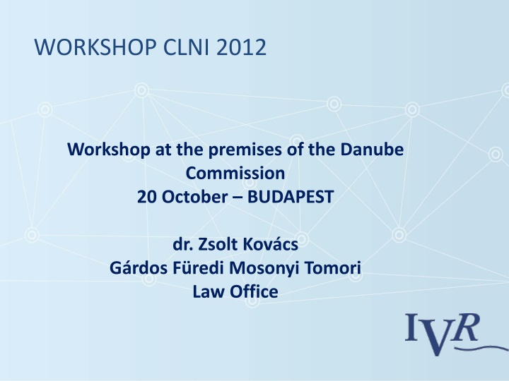 workshop clni 2012