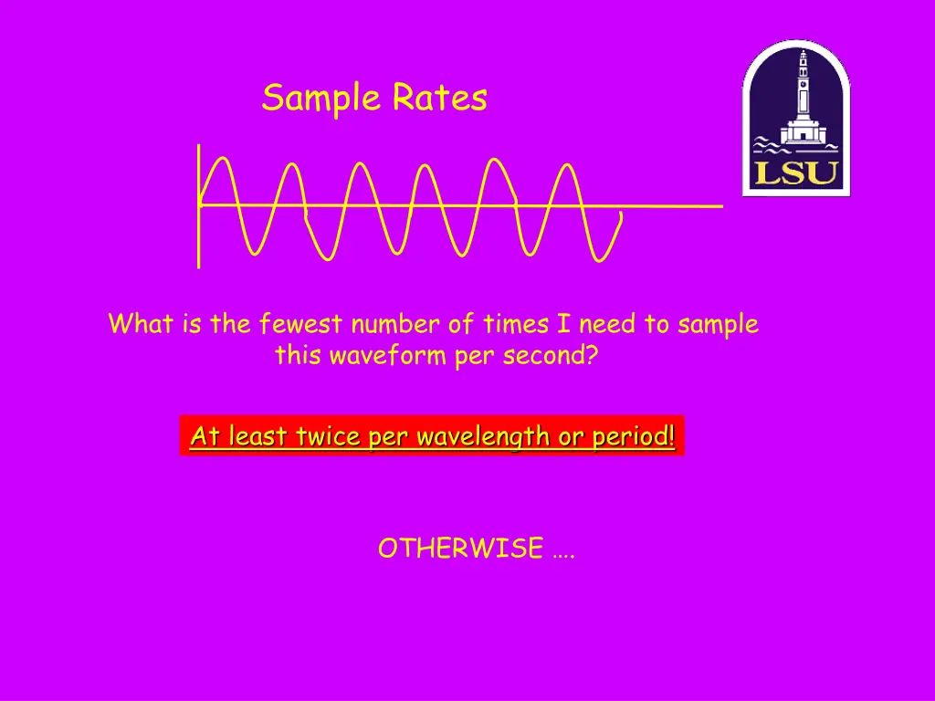 sample rates 4