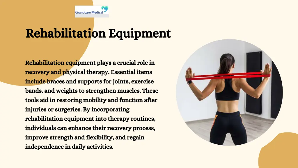 rehabilitation equipment