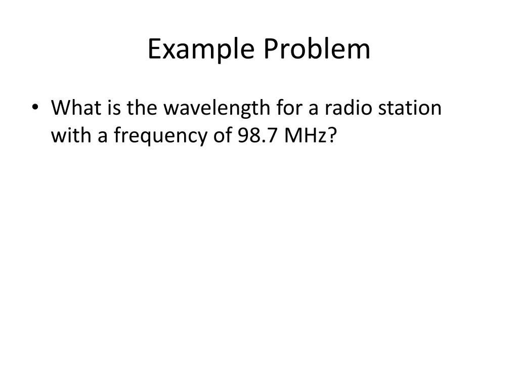 example problem