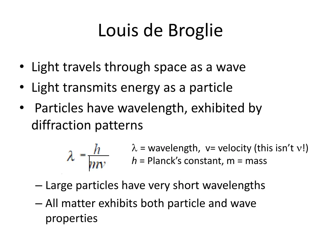 louis de broglie