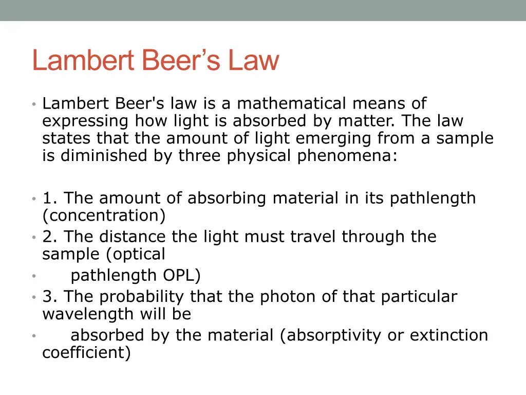 lambert beer s law